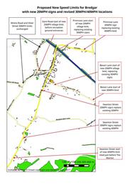 Proposal to obtain costing for new speed limits in Bredgar